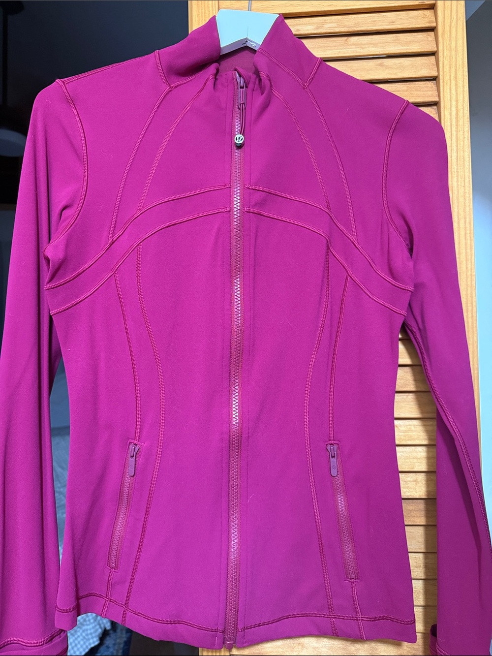 Lululemon Define Jacket Rumble Berry Nulu Size 6 NWT